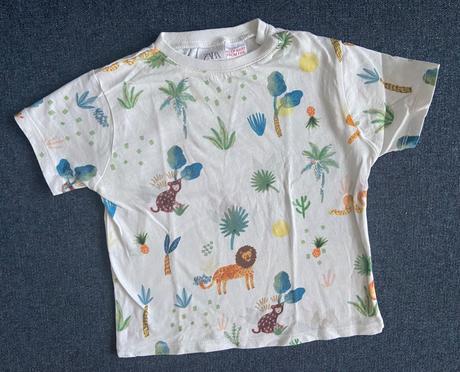 Zara krátke tričko zoo 80, zara,80