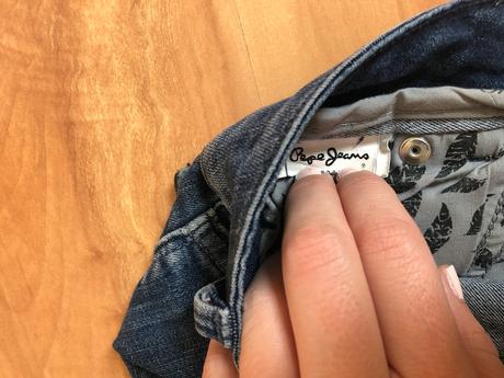 Modré rifle, pepe jeans,s
