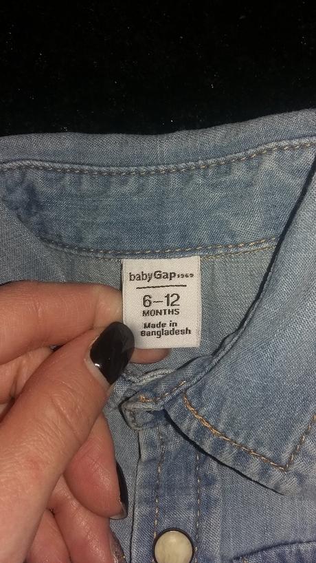 Gap riflová košela, gap,74