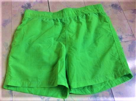 Neónkové šušťakové kraťasy /plavky, m