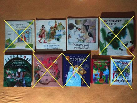 Sada 4 ks rozprávkových knižiek, 