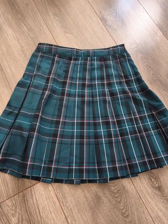 Minisukňa skladaná káro, h&m,146
