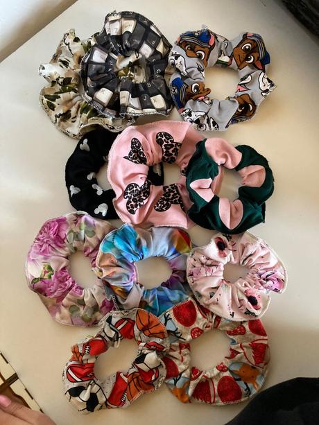 Scrunchies gumičky, 