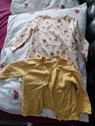 Šaty a svetrik 80, f&f,74