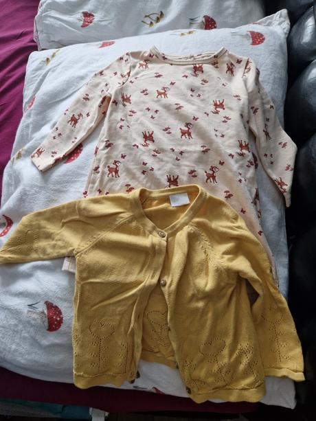 Šaty a svetrik 80, f&f,74