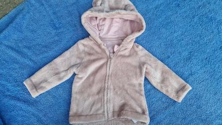 Plyšová bundička 6-9m, 74