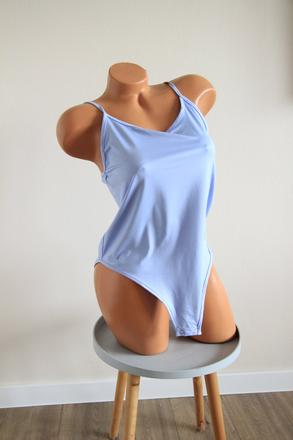 Bledo modrý body top, l, l