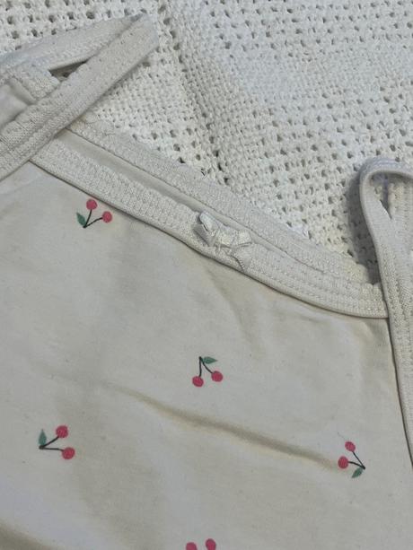 Dievčenské body s čerešňami h&m (74), h&m,74