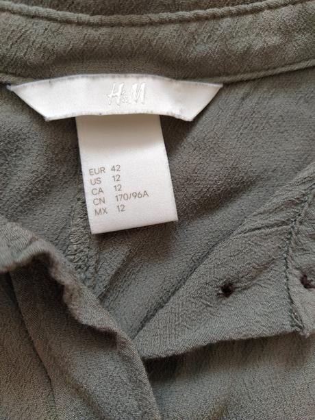 Olivovozelene športové šaty., h&m,42