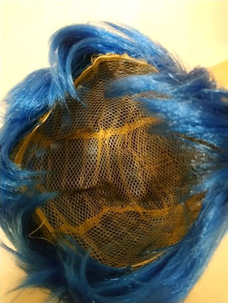 Modrá krátka parochňa, bliss wig, č. 31001,