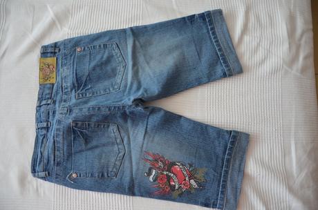 Dievčenské 3/4 capri riflové nohavice, 152