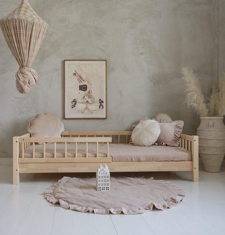 Detská drevená posteľ,rôzne veľkosti farby, šírka (cm): 80,dĺžka (cm): 200