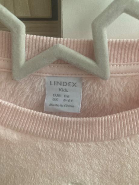 Lindex mikina s jednorozcom z plyšu, lindex,110