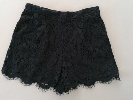 Kraťasy s čipkou, amisu,38