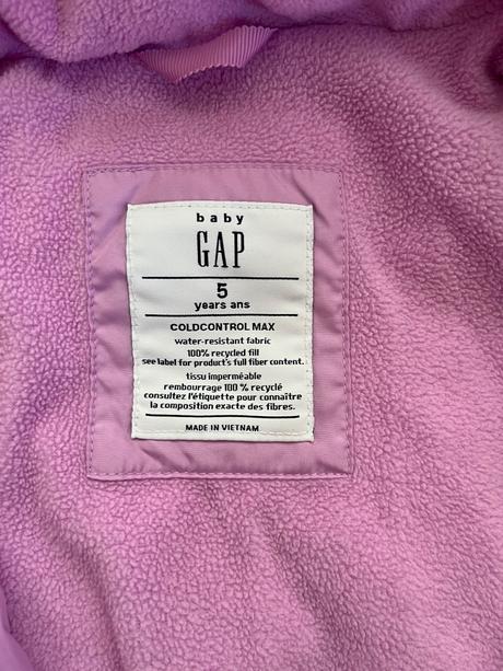 Nepremokavá gap zimná bunda 5y, gap,116