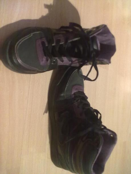 Tenisky cierne konbinovany z fialovim, 36