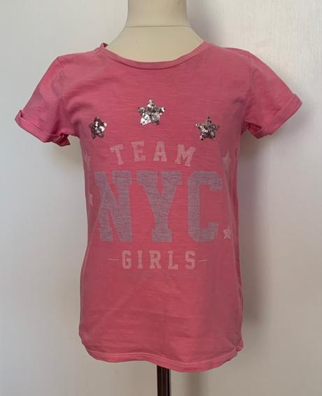 Next ružové tričko nyc, next,128