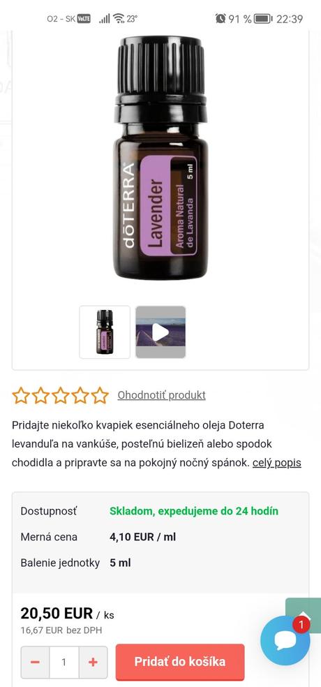Esenciálne oleje doterra, 
