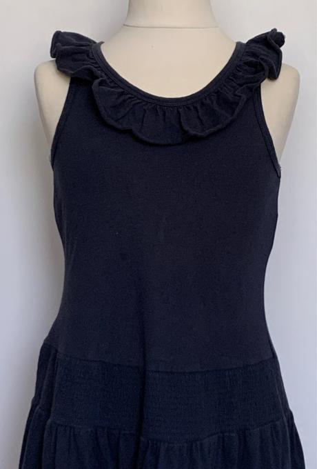 Benetton tmavomodré šaty, 128