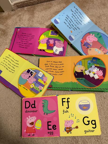 5 ks knihy prasiatko pepa, peppa pig, 