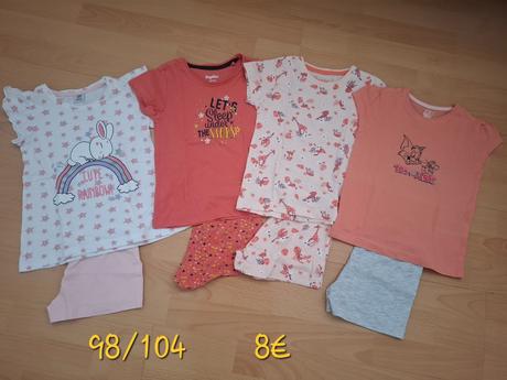 Krátke pyžamká, lupilu,98