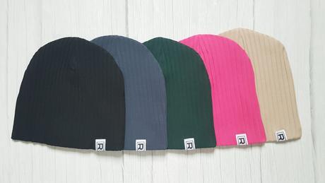 Rebrovaná čiapka, úplet široké rebro, tenká, <50 - xxxl