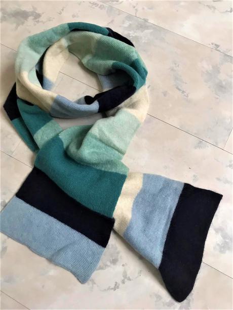 Teplý angorový šál, l