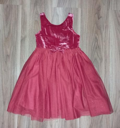 Červené šaty, h&m,122