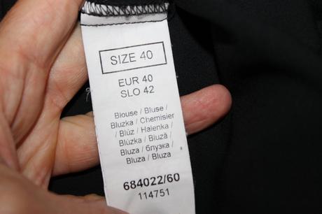 Čierny top orsay v. 40, orsay,40