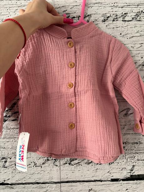 Mušelinová košilka, new baby,86