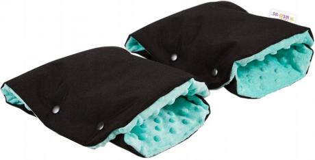 Rukávnik ku kočíku duo minky,