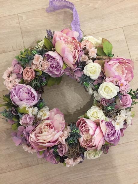 Celoročný veniec na dvere 45 cm,