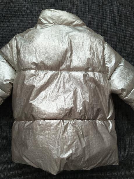 Metalická bunda, zara,104
