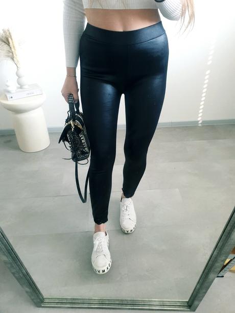 Čierne legíny s/m, s