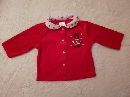 74 vianočný svetrík / velúrová mikina, 74