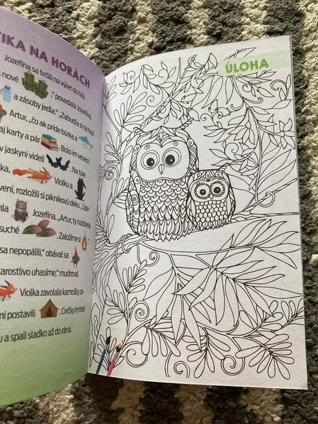 Kniha na prázdniny, prázdninár a omaľovánky, 