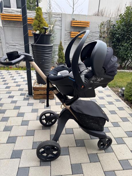 Stokke xplory x gold/black signature b / v6, stokke,stokke xplory x