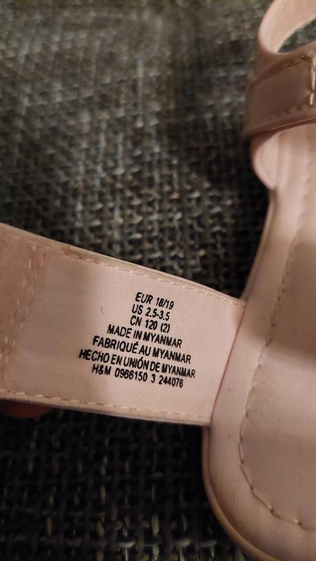 Sandálky, h&m,19