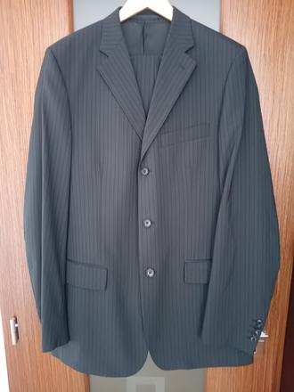 Pánsky vlnený oblek jacques heim paris, 52