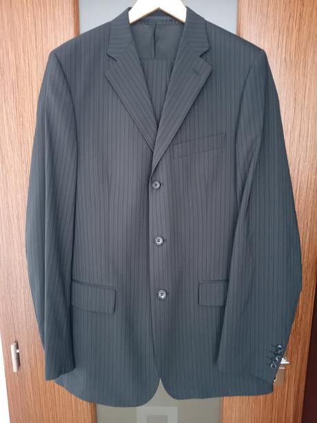 Pánsky vlnený oblek jacques heim paris, 52