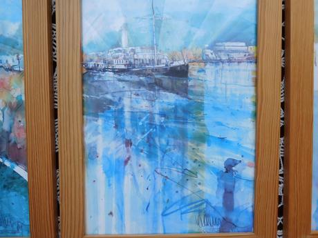 Obraz 3x, v drevenom ráme, 