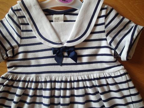 Námornícke šatky, h&m,80