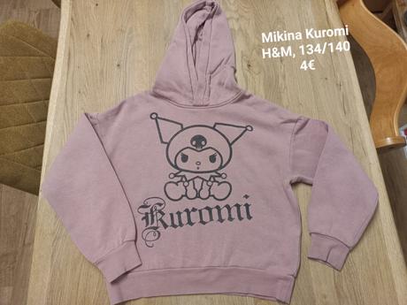 Mikina kuromi, h&m, 134/140, h&m,134