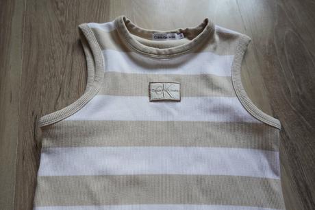 Vrúbkované šaty calvin klein, calvin klein,s