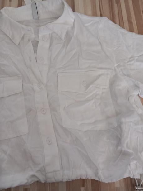 Štýlová letna croptop blúza, new yorker,m