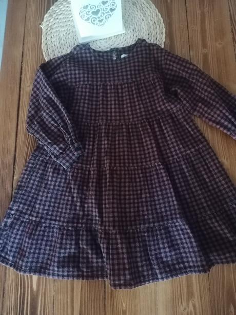 Šaty kockované zara 110, zara,116