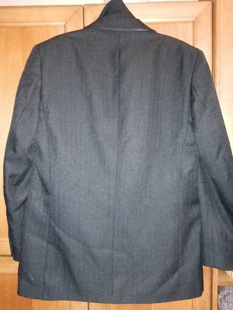 Pánske čierne športové sako so zipsom, f&f,m