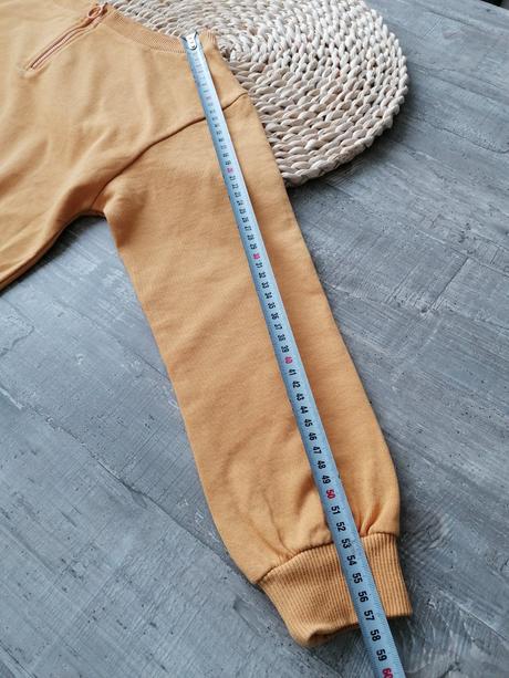 Mikina oversize 146-152 horčicová, 146