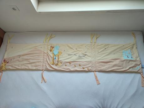 Vysoký mantinel do postieľky, šírka (cm): 40,dĺžka (cm): 180