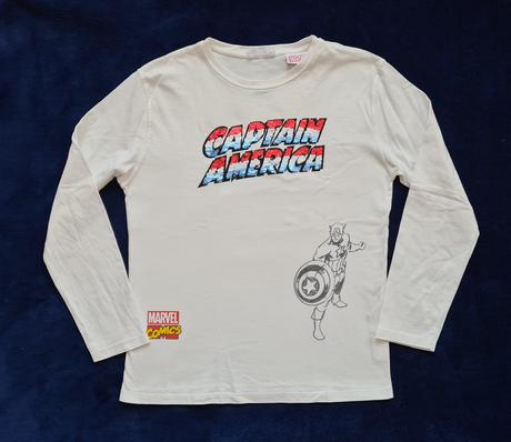 Tričko captain america s flitrami, zara,164